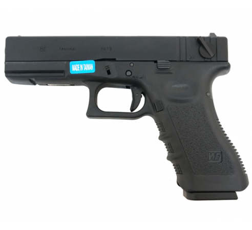 Пистолет страйкбольный WE GLOCK-18 gen3, авт, металл слайд WE-G002A-BK по низким ценам в магазине Пневмач