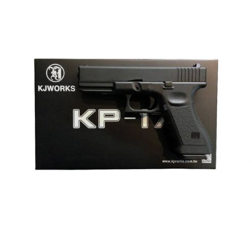 Пистолет страйкбольный KJW GLOCK G17 GBB GAS, мет. слайд (KP-17.GAS TAN) по низким ценам в магазине Пневмач