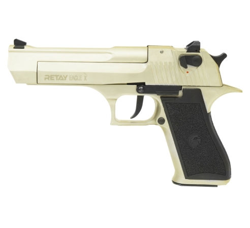 Пистолет охолощенный СХП RETAY Eagle X (Desert Eagle) 9mm P.A.K, сатин по низким ценам в магазине Пневмач