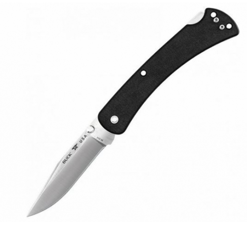 Нож BUCK 0110BKS4 110  Slim Pro, сталь S30V, рукоять чёрная G-10 по низким ценам в магазине Пневмач