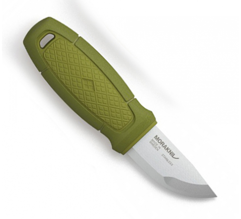 Нож Morakniv Eldris, нержавеющая сталь, цвет зеленый по низким ценам в магазине Пневмач
