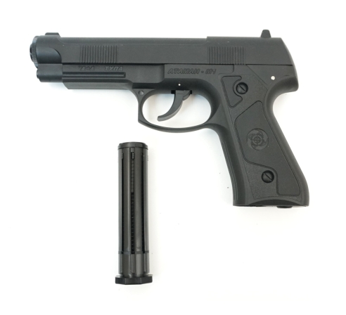 Пневматический пистолет Атаман-М1-У (аналог беретты 92) по низким ценам в магазине Пневмач