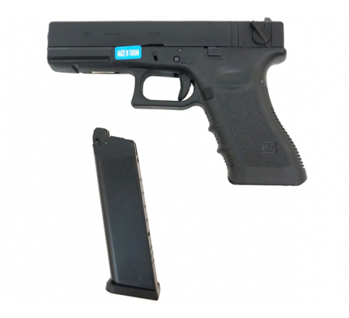 Пистолет страйкбольный WE GLOCK-18 gen3, авт, металл слайд WE-G002A-BK по низким ценам в магазине Пневмач