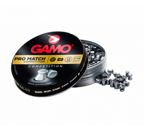 Пули пневматические GAMO Pro-Match 4,5мм, 0,49г (250шт.) по низким ценам в магазине Пневмач