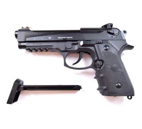 Пневматический пистолет Borner Sport 331 (аналог беретта 90) по низким ценам в магазине Пневмач