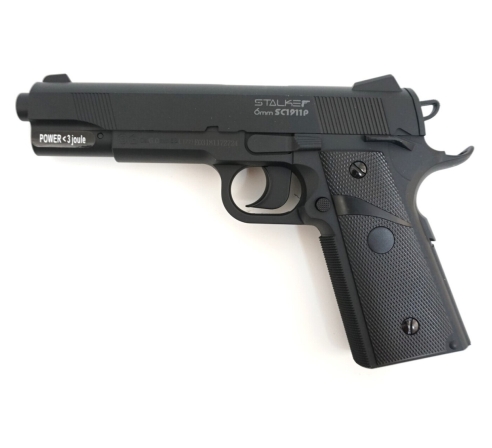 Пневматический пистолет спринговый Stalker SA1911 Spring 6мм по низким ценам в магазине Пневмач