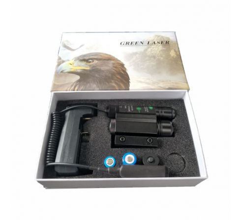 Лазерный целеуказаель (ЛЦУ) + подствольный фонарь RealArm BST-7 зел. по низким ценам в магазине Пневмач