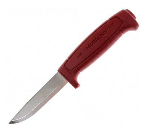 Нож Morakniv Basic 511 углеродистая сталь, пластиковая ручка (красная) по низким ценам в магазине Пневмач