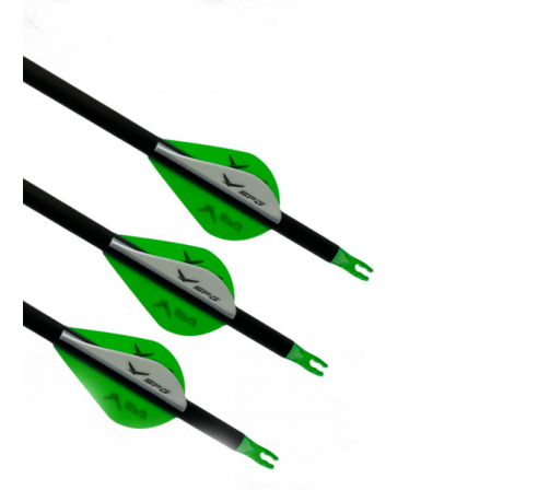 Стрела для лука RealArm из карбона 31,5 дюйма, 26 гр.  7,6мм Spine 350 3шт в уп по низким ценам в магазине Пневмач