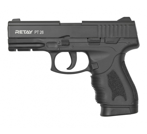 Пистолет охолощенный СХП RETAY PT26 кал. 9mm. P.A.K, черный по низким ценам в магазине Пневмач