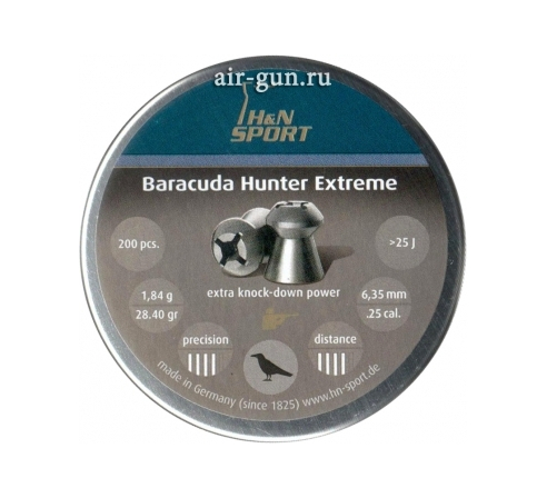 Пули пневматические H&N Baracuda Hunter Extreme 6,35мм, 1,83г (150шт.) по низким ценам в магазине Пневмач