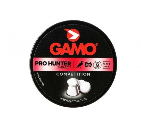 Пули пневматические GAMO Pro Hunter 4,5мм, 0,49г (500шт.) по низким ценам в магазине Пневмач