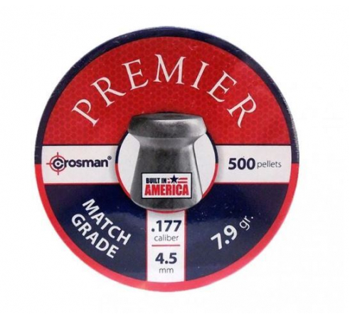 Пули пневматические Crosman Premier Match Grade 4,5мм, 7,9гран (500шт.) по низким ценам в магазине Пневмач
