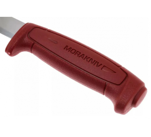 Нож Morakniv Basic 511 углеродистая сталь, пластиковая ручка (красная) по низким ценам в магазине Пневмач