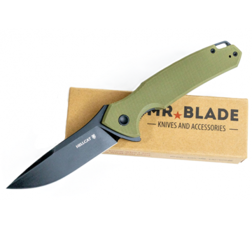 Нож Mr.Blade Hellcat, сталь VG10 BSW, G10 Olive по низким ценам в магазине Пневмач