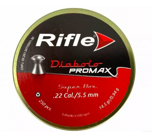 Пули пневматические RIFLE Diabolo promax 5,5мм, 0,94г (250шт.) по низким ценам в магазине Пневмач