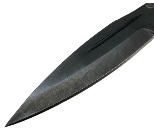 Нож метательный Перо, сталь У8 (углерод), в чехле по низким ценам в магазине Пневмач