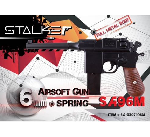 Пневматический пистолет спринговый Stalker SA96M по низким ценам в магазине Пневмач