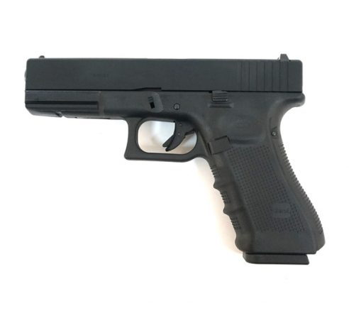 Страйкбольный пистолет  WE GLOCK-17 gen4, металл слайд, сменные накладки, WE-G001B-BK по низким ценам в магазине Пневмач