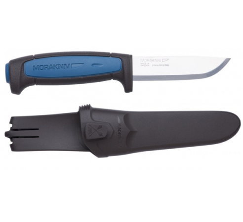 Нож Morakniv Pro S, нержавеющая сталь, резиновая ручка с синей вставкой, 12242 по низким ценам в магазине Пневмач