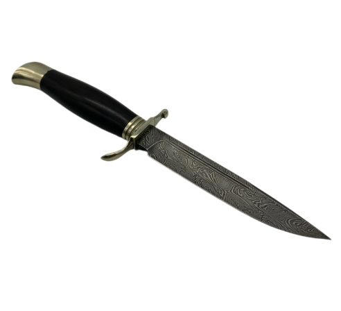 Нож НКВД, дамасская сталь, литье, черное дерево по низким ценам в магазине Пневмач