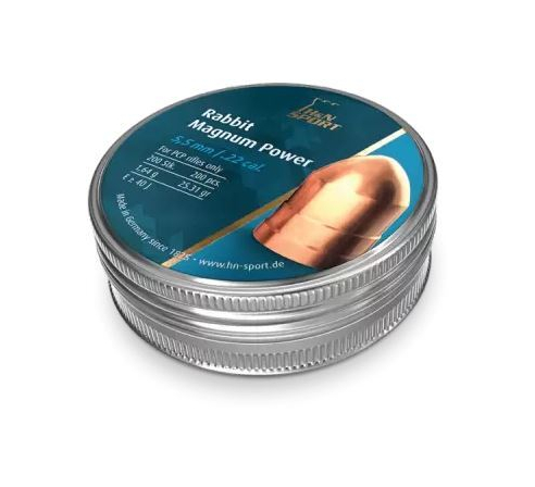 Пули пневматические H&N Rabbit Magnum Power 5,5мм, 1,64г (200шт.) по низким ценам в магазине Пневмач
