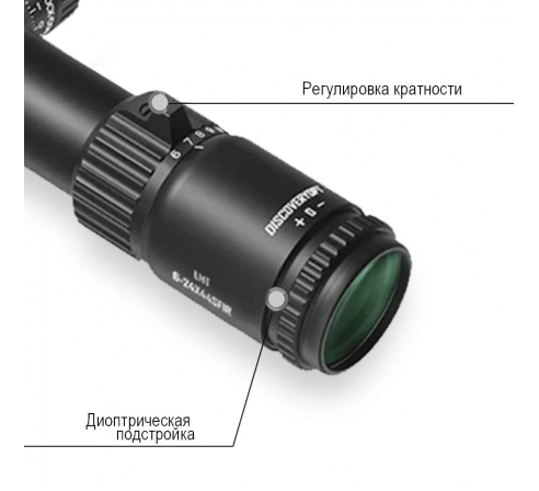 Оптический прицел DISCOVERY LHT 6-24X44SFIR FFP по низким ценам в магазине Пневмач