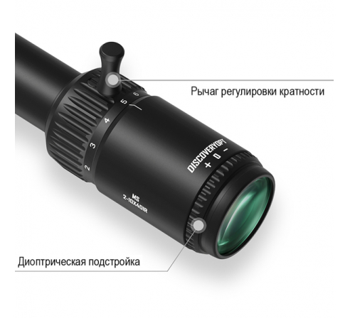 Оптический прицел DISCOVERY MS 2-10X40IR FD25 по низким ценам в магазине Пневмач