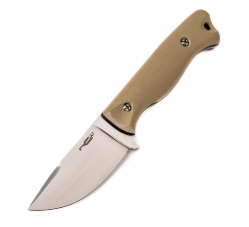 Нож N.C.Custom "FANG" tan, satin по низким ценам в магазине Пневмач