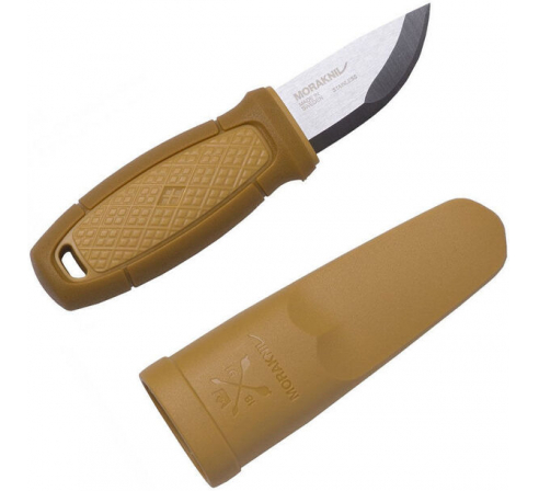 Нож Morakniv Eldris, нержавеющая сталь, цвет желтый, с ножнами	 по низким ценам в магазине Пневмач