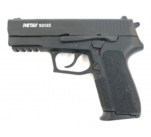 Пистолет охолощенный RETAY S2022, (Sig Sauer), черный, кал. 9mm. P.A.K по низким ценам в магазине Пневмач