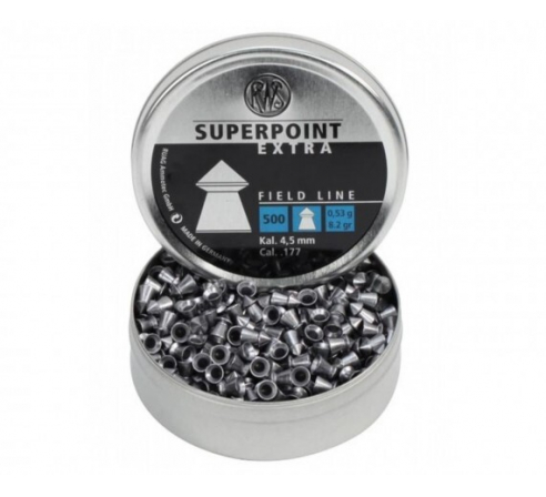 Пули пневматические Superpoint extra 4,5мм, 0,53г (500шт.) по низким ценам в магазине Пневмач