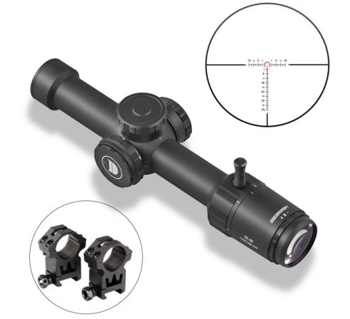 Оптический прицел DISCOVERY ED-AR 1-6X24IR FFP FW30 по низким ценам в магазине Пневмач