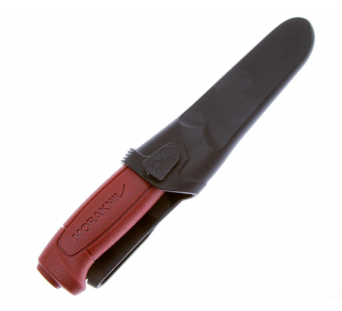 Нож Morakniv Basic 511 углеродистая сталь, пластиковая ручка (красная) по низким ценам в магазине Пневмач