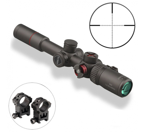 Оптический прицел DISCOVERY WG 1.2-6X24IRAI FW25 по низким ценам в магазине Пневмач