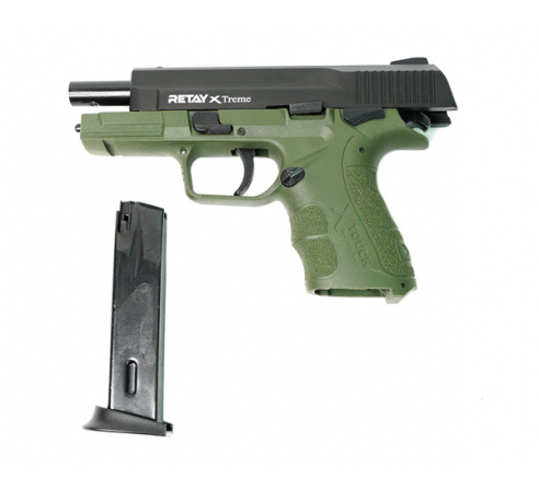 Пистолет охолощенный СХП RETAY XTREME 9mm P.A.K, green по низким ценам в магазине Пневмач