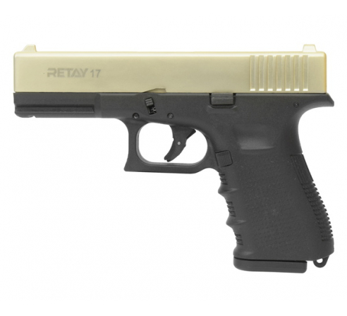 Пистолет охолощенный СХП  RETAY 17 (Glock) 9mm P.A.K, сатин по низким ценам в магазине Пневмач