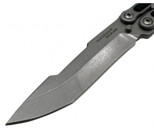 Бабочка (балисонг) Mr.Blade "MADCAP" black , s/w по низким ценам в магазине Пневмач