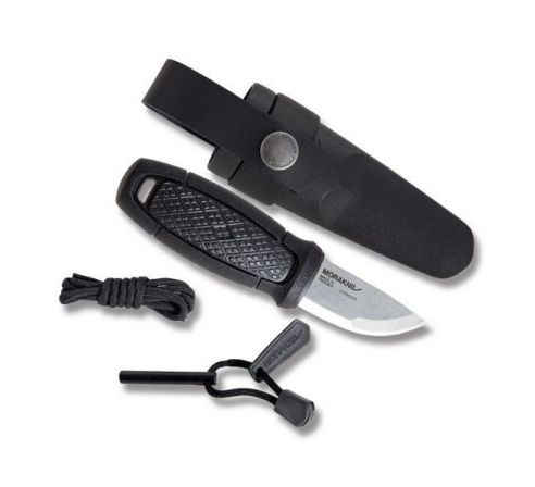 Нож Morakniv Eldris, нержавеющая сталь, цвет черный, с ножнами		 по низким ценам в магазине Пневмач