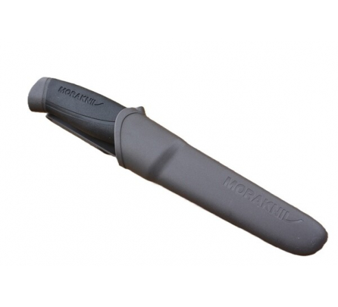 Нож Morakniv Companion Anthracite, нержавеющая сталь, прорезиненная рукоять с черными накладкам	 по низким ценам в магазине Пневмач