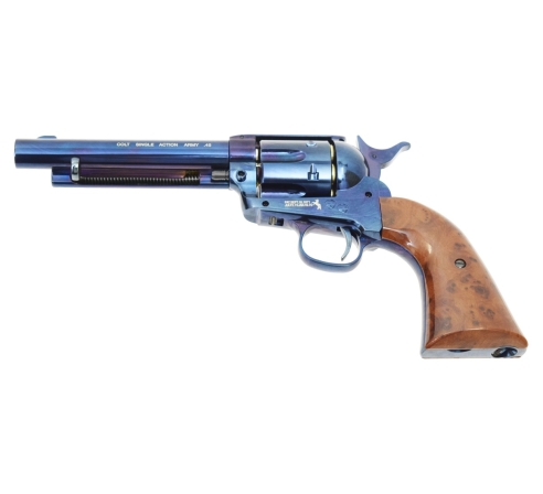 Пневматический револьвер Colt SAA 45 BB blued, кал. 4,5мм  по низким ценам в магазине Пневмач