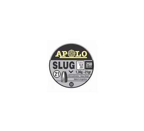Пули пневматические APOLO Slug 5,5мм, 1,36г (250шт.) по низким ценам в магазине Пневмач