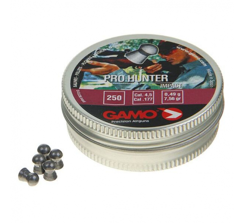 Пули пневматические GAMO Pro-Hunter 4,5мм, 0,49г (250шт.) по низким ценам в магазине Пневмач