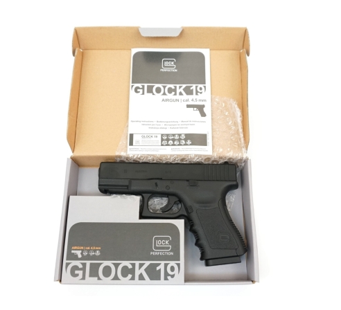 Пневматический пистолет Umarex Glock 19 по низким ценам в магазине Пневмач