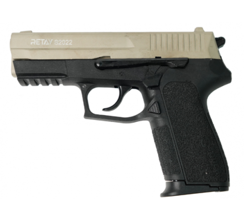 Пистолет охолощенный СХП RETAY S2022, (Sig Sauer), кал. 9mm. P.A.K, сатин по низким ценам в магазине Пневмач