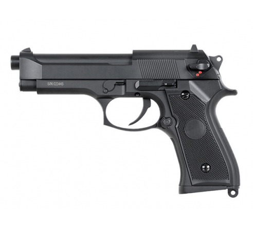 Пистолет страйкбольный M92, CYMA, AEP, зарядка через USB (CM126S) по низким ценам в магазине Пневмач