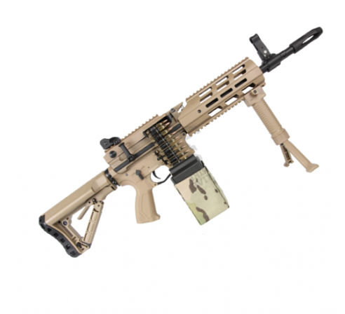 Страйкбольный автомат G&G CM16 LMG DST (130-140 m/s) EGC-16P-LMG-DNB-NCM по низким ценам в магазине Пневмач