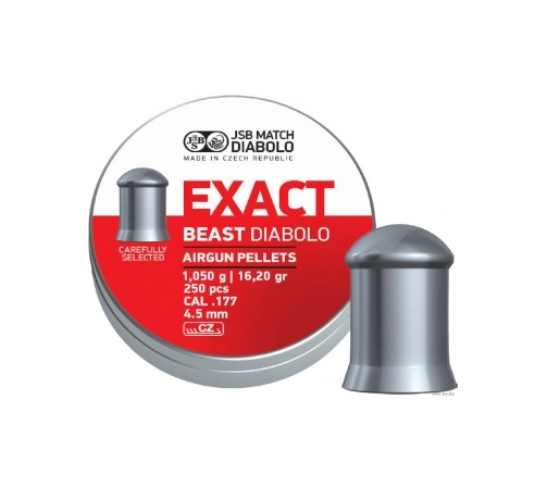 Пули пневматические JSB Exact beast 4,5мм,1,05г (250шт.) по низким ценам в магазине Пневмач