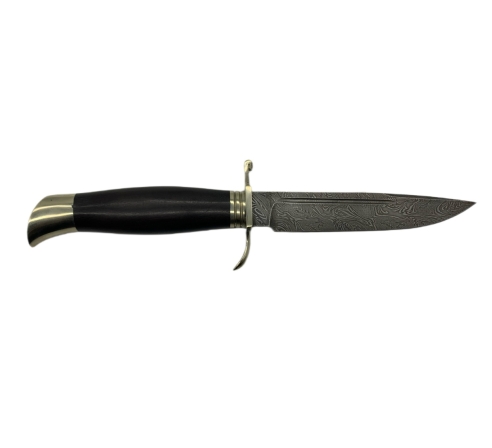 Нож НКВД, дамасская сталь, литье, черное дерево по низким ценам в магазине Пневмач