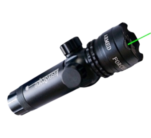 Лазерный целеуказаель (ЛЦУ) на вивер с выносной кнопкой RealArm JG1 зел. по низким ценам в магазине Пневмач